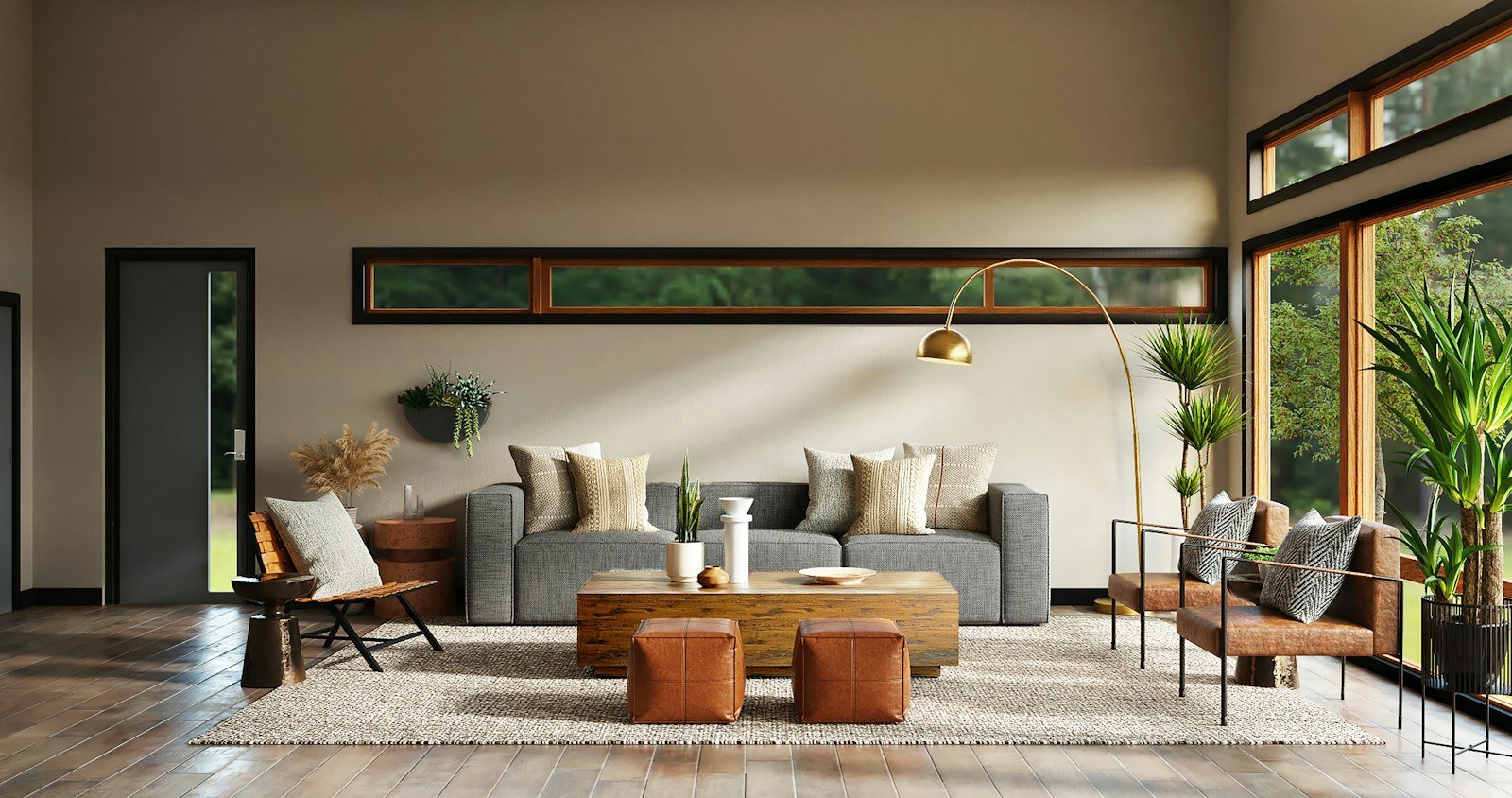 Minimal new-build interior