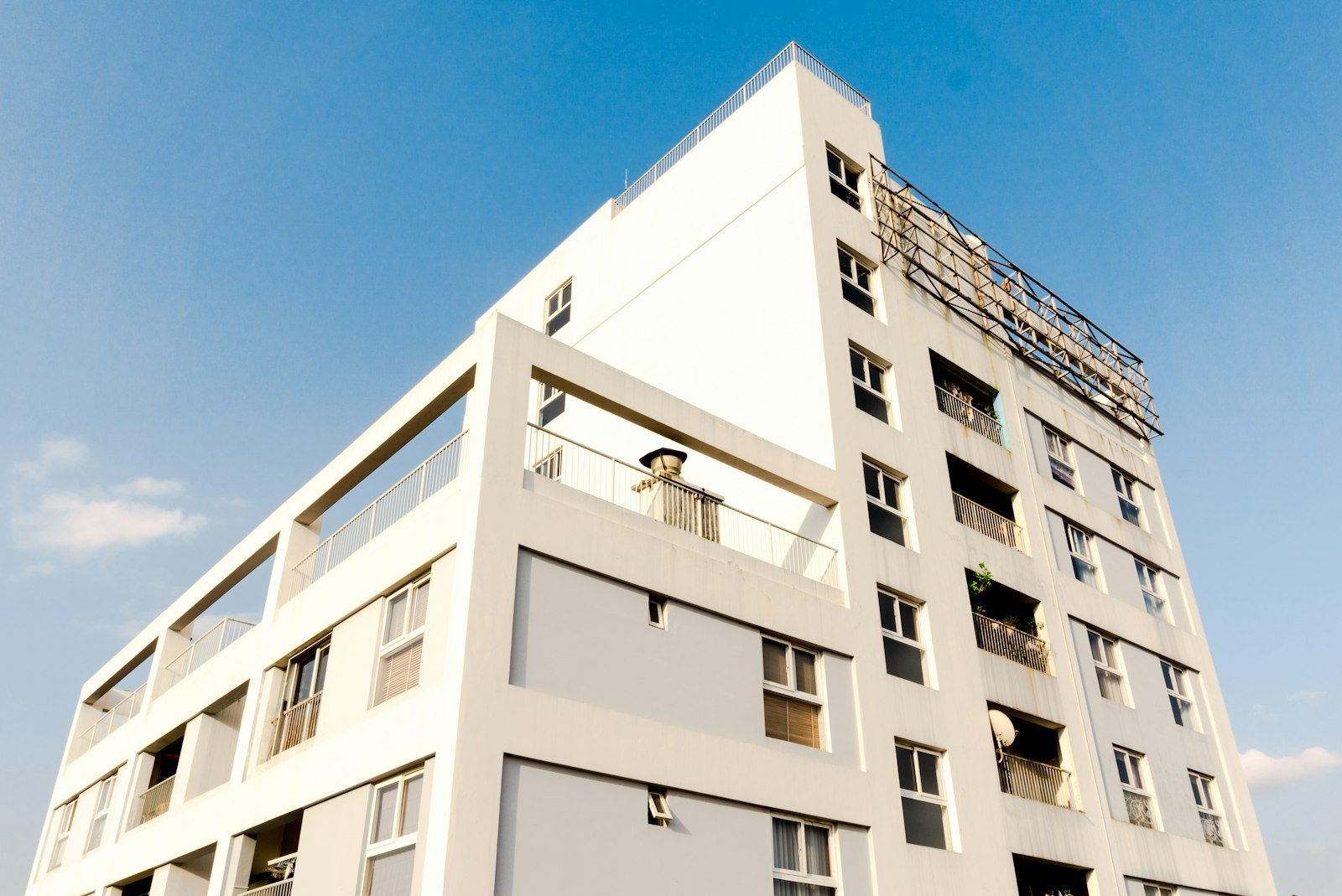 New residential building on the river
