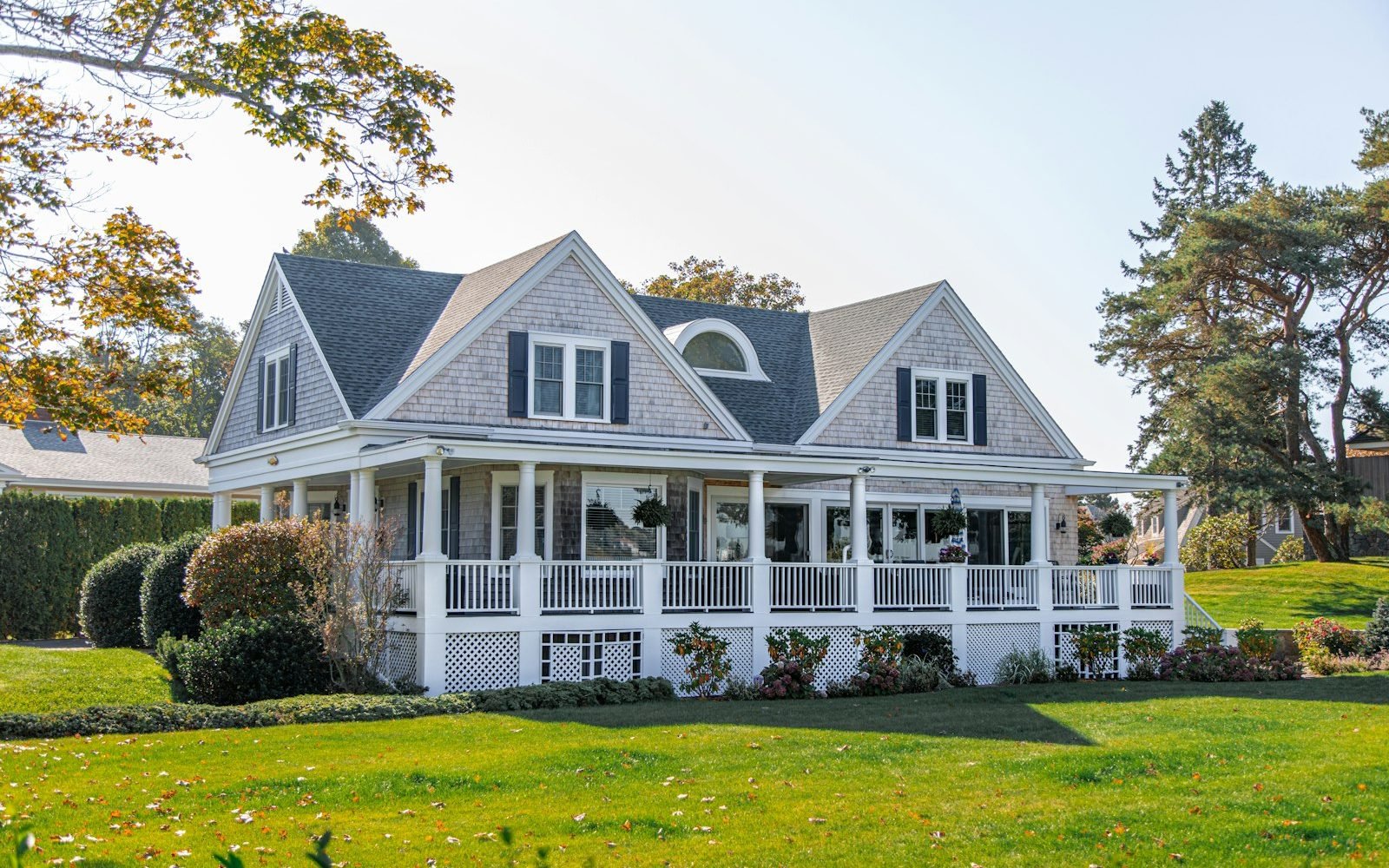 Suburban home with a front lawn